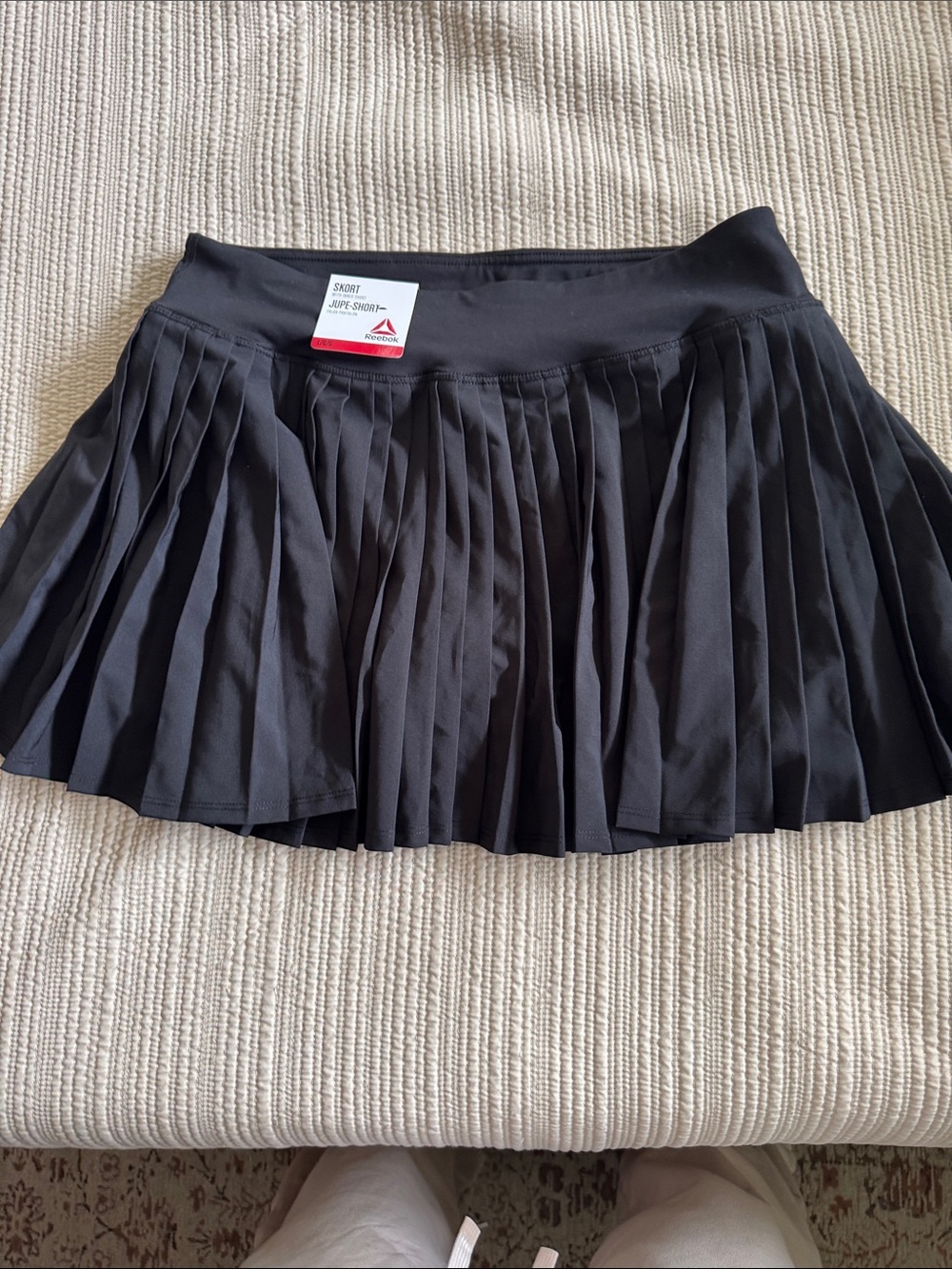 Reebok Black Pleated Skater Skirt
